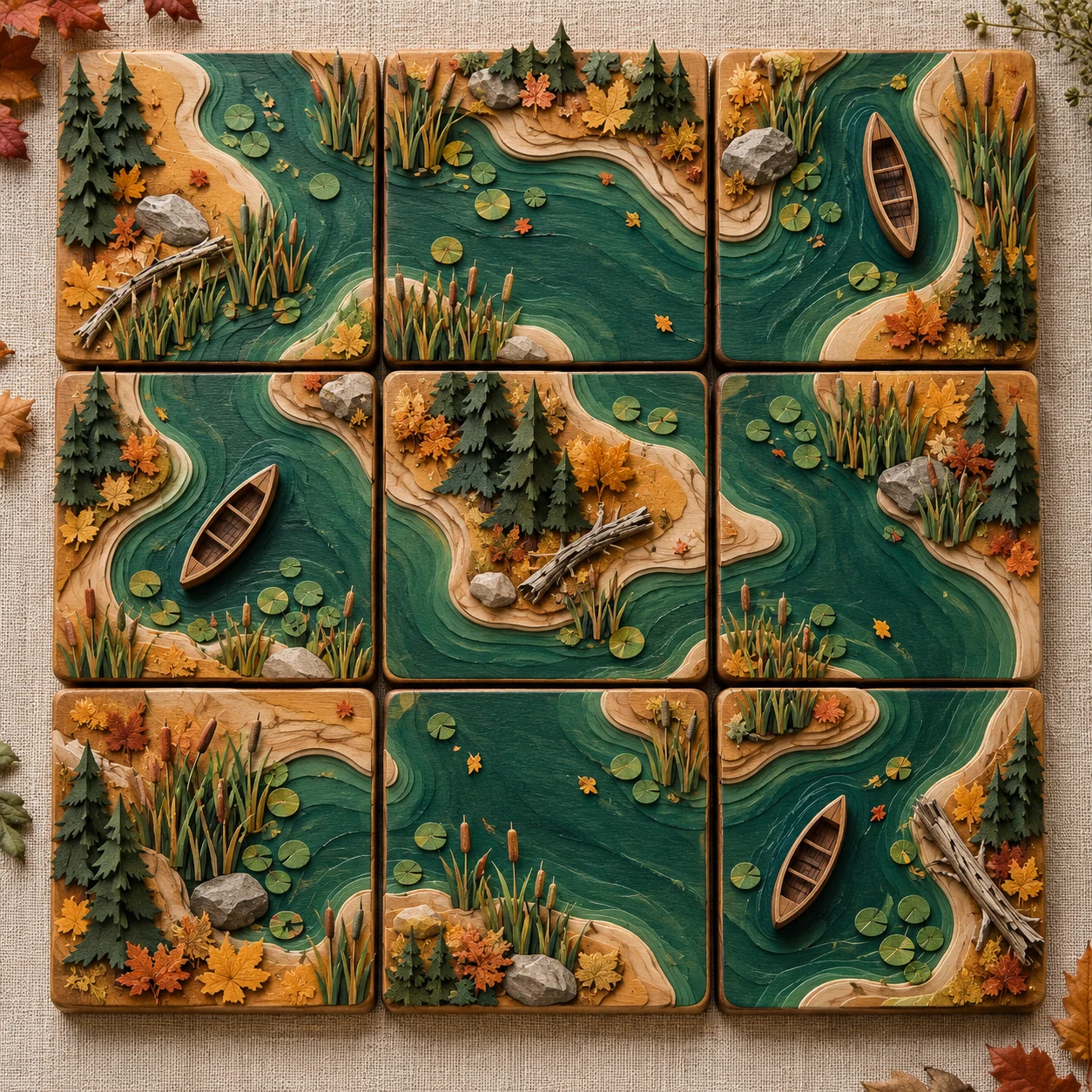 Timber & Tackle tabletop board concept