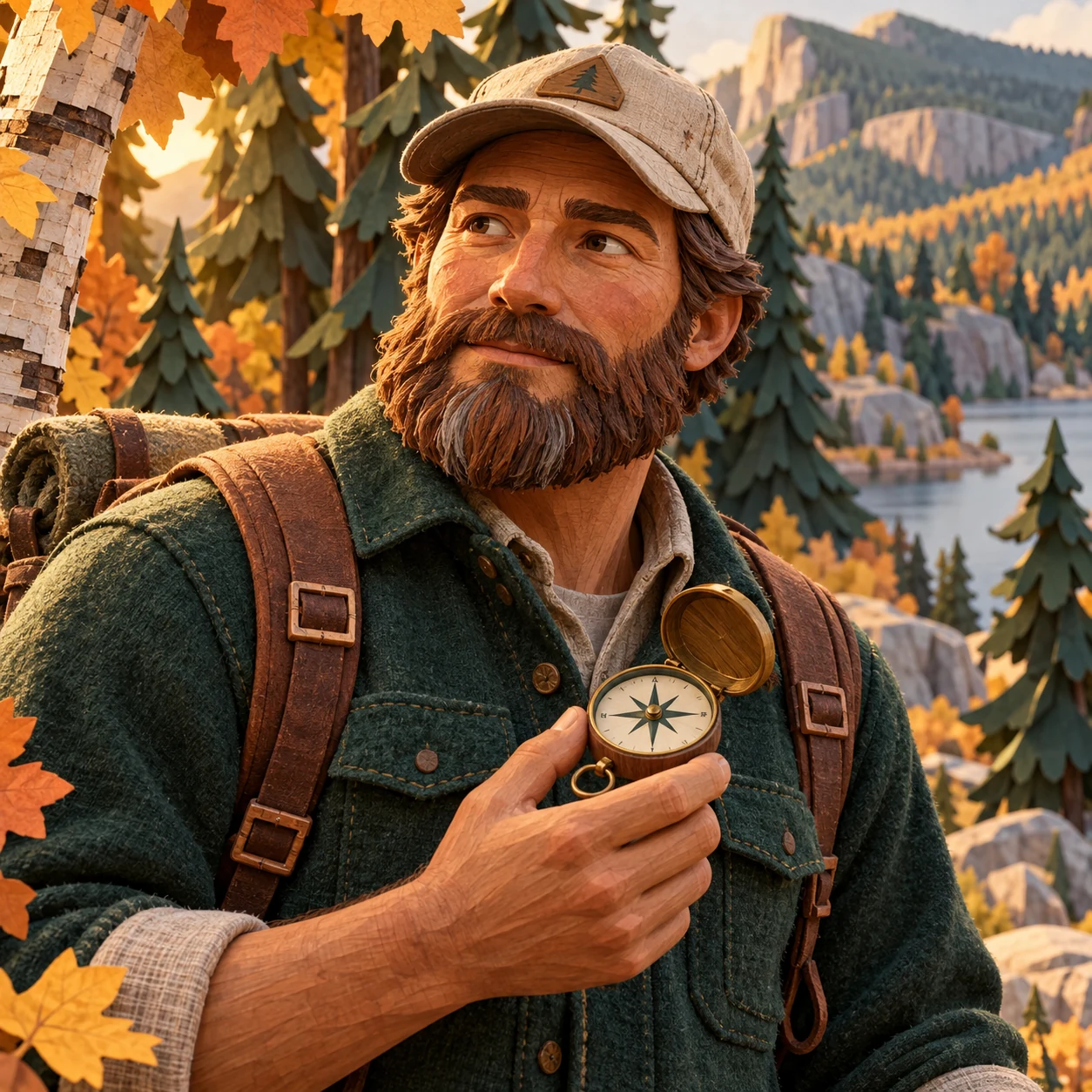 Pinewater Ranger — illustrated sample card